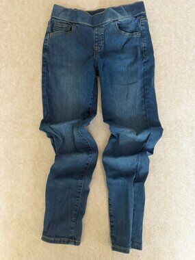 Cat & Jack Girls Jeggings Size 12 Stretch Denim Pants Blue Skinny Jeans 1011